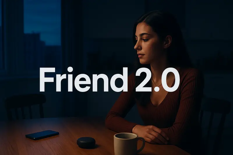 Friend’s $249 Wearable Tests Whether AI Can Sell a Relationship
