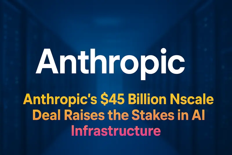 Anthropic’s $45 Billion Nscale Deal Raises the Stakes in AI Infrastructure