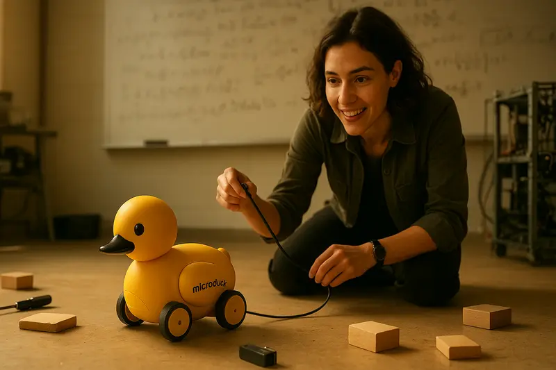 Microduck Puts Open Source AI on Four Small Feet