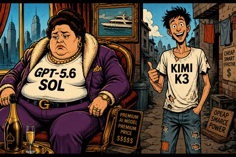 Kimi K3 vs GPT-5.6 Sol: The $2.48 FPS Demo Exposes a Real AI Price War, But Not Quite the One the Viral Post Suggests