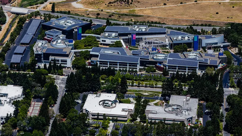 Googleplex headquarters in Mountain View, California