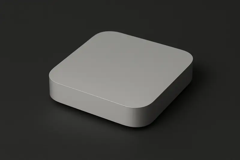 An Apple Mac mini computer