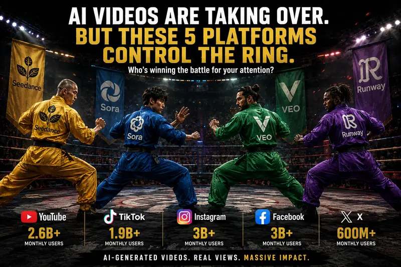 Where People Actually Watch AI-Generated Video in 2026: The Five Platforms Dominating the Last Quarter