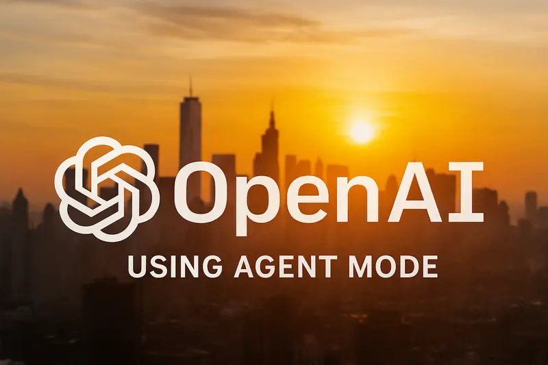 From Assistant to Agent: How to Use ChatGPT Agent Mode, Step by Step